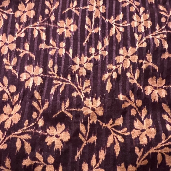 Ulla Johnson Enid Purple One Shoulder Blouse with Bow Cottagecore Prairie Silk - Picture 9 of 11